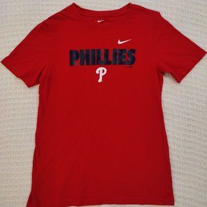 Nike MLB Philadelphia Phillies Let's Go Red T-Shirt Youth Large